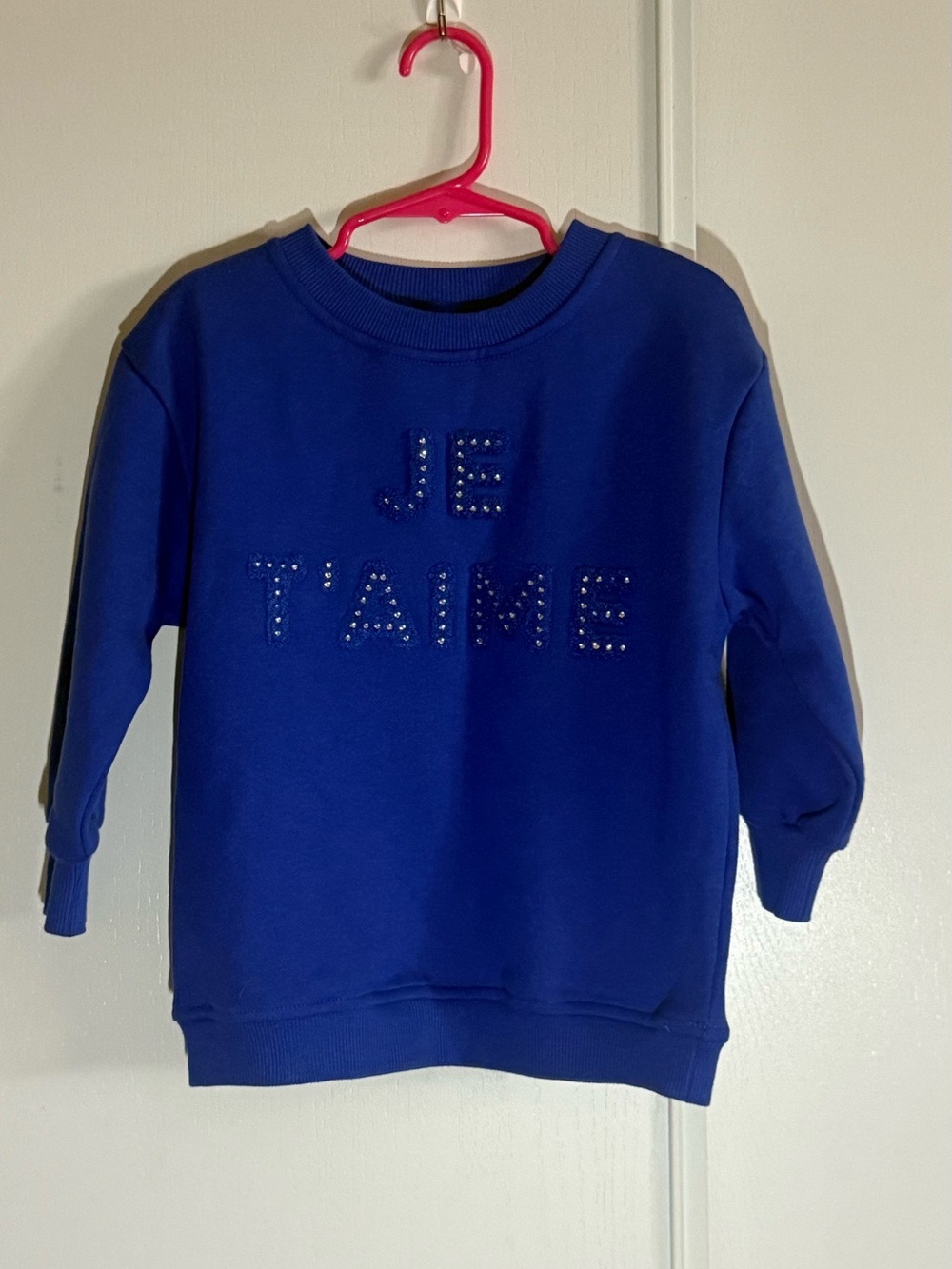 Gb girl Sequin Heart Sweatshirt Girls Size 4 14Blue NWT